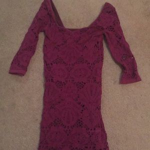 Free people plum dress